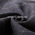Donegal laine marine tweed overcheck tissu, matériau idéal pour les manteaux et costumes.